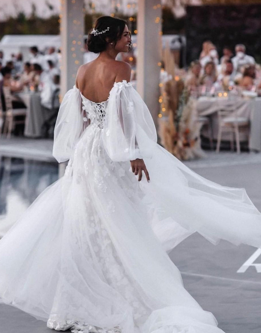 Strapless Two Way Slit Mermaid Wedding Dress main image 0