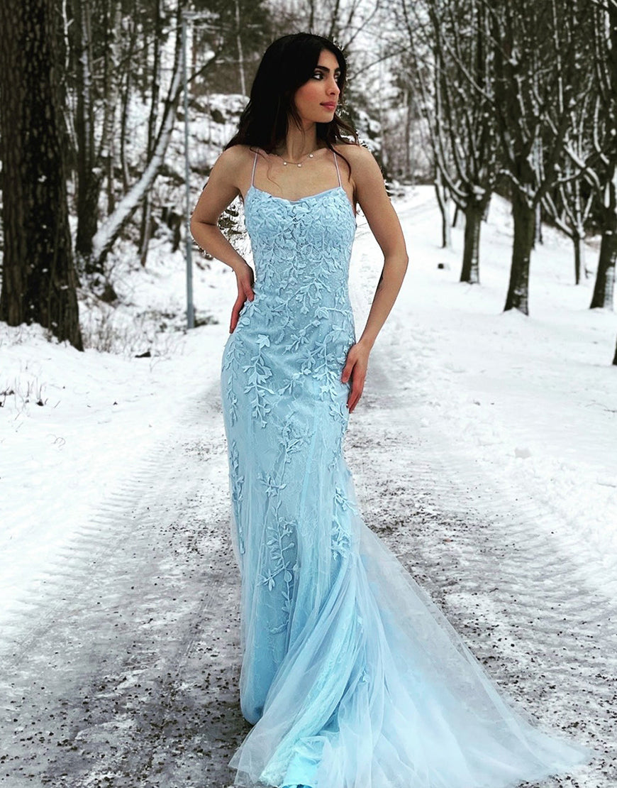 Dressself Mermaid Mint Green Long Backless Tight Prom Dress Dressself Mermaid Mint Green Long Backless Tight Prom Dress
