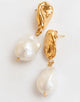 Vintage Baroque Pearl Earrings