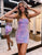 Light Purple Strapless Sequin Bodycon Homecoming Dress