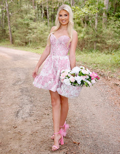 A Line Blue Off Shoulder Homecoming Dress