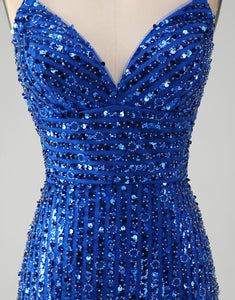 Unique Sparkly Tight Sequins Short Homecoming Dress with Lace Up Back