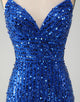 Unique Sparkly Tight Sequins Short Homecoming Dress with Lace Up Back