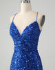 Unique Sparkly Tight Sequins Short Homecoming Dress with Lace Up Back