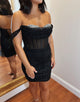 Chic Black Off-Shoulder Bodycon Homecoming Dress