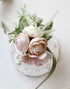 Elegant Blush Prom Wrist Corsage For Wedding Party