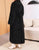 Black Fashion Loose Warm Plush Curly wool fur Warm Plush Long Women Coat