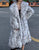 Black White Leopard Print Fashionable Young Style Fur Coat Long Over Knee Ladies Coat