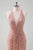 Graceful Mermaid Halter Ruched Mother Of Bride Dress with Long