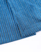 Peacock Blue Notched Lapel Pinstripe Women Slim Fit Suit