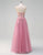 Taro 3D Flower A-Line Sweetheart Tulle Long Prom Dress with Slit