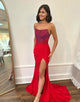 Fashionable Sheath Strapless Ruched Prom Dress with Crystal