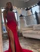 Fashionable Sheath Strapless Ruched Prom Dress with Crystal