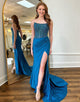 Fashionable Sheath Strapless Ruched Prom Dress with Crystal