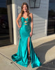 Mermaid Sweetheart Cut-out Long Prom Dress with Crystal