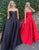 Black A-Line Sweetheart Bow Prom Dress with Sweep Train