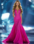 Sparkly Mermaid Pink Prom Dress