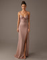 Sunset Spaghetti Straps Sheath Evening Dress