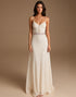 Ivory Spaghetti Straps A Line Formal Dress
