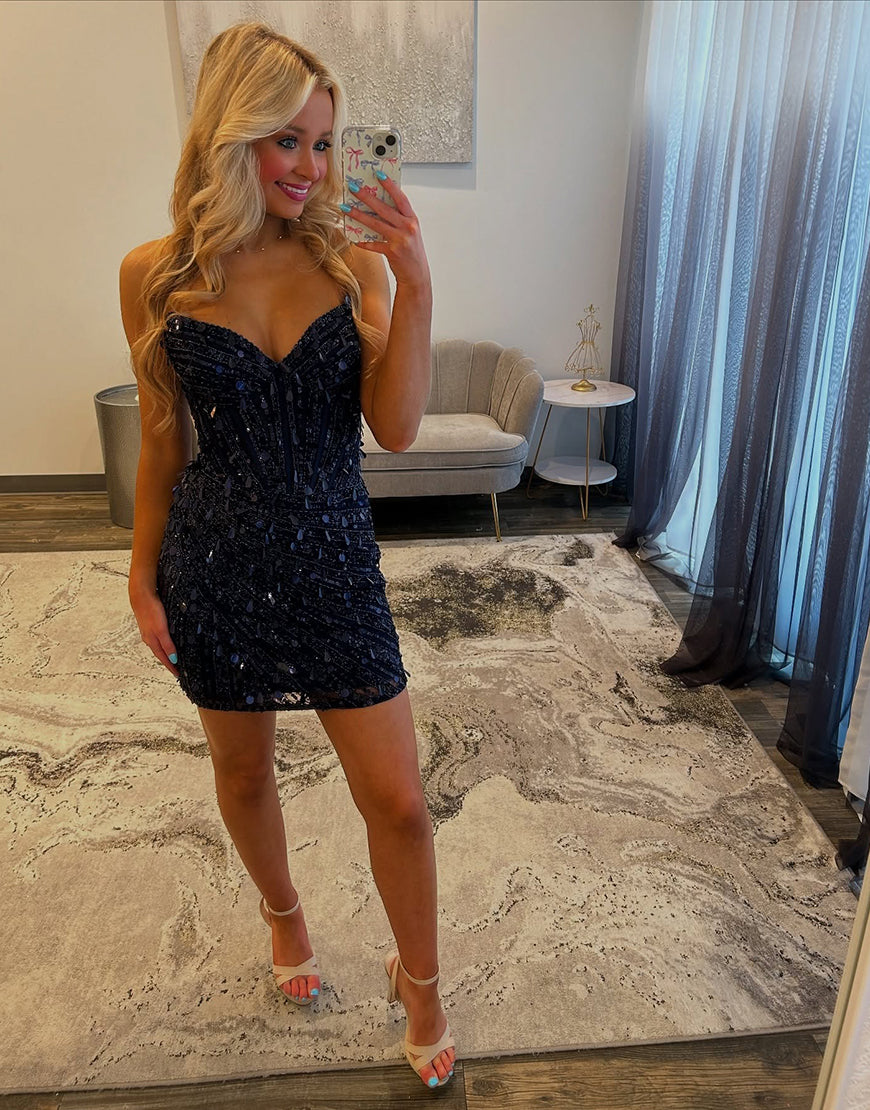 Dressself Women Sparkly Homecoming Dress Strapless Emerald Green Tight Corset Mini Cocktail Dress Dressself Women Sparkly Homecoming Dress Strapless Emerald Green Tight Corset Mini Cocktail Dress