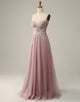 A-Line Sweetheart Neckline Long Prom Dress With Appliques