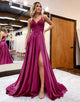 A-Line Long Prom Dress with Lace