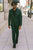 Dark Green 3-Piece One Button Notch Lapel Men Suit
