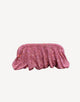 Pink Shiny Rhinestone Clutch Bag