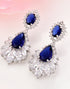 Royal Blue Vintage Tassel Earrings