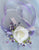 Round White Wrist and Corsage Flowers