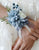 Blue Free Form Corsage and Wrist Flower