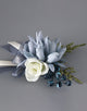 Blue Free Form Corsage and Wrist Flower