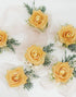 Yellow Free Form Corsage and Wrist Flower