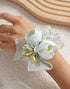 Round Pink Wrist Flowers