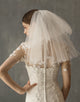 Ivory Tulle Handmade Puffy Bridal Veil