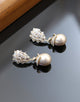 Lilac Drop Pearl Earrings