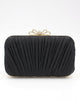 Pleated Clutch Evening Bag