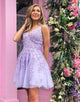 Pink Tulle Cute Homecoming Dress With Appliques