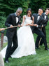Black Shawl Lapel 3 Piece Groomsmen Suits