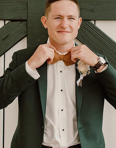 Dark Green Notched Lapel 2 Piece Men's Prom Tuxedo