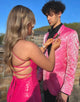 Pink Shawl Lapel 2 Piece Formal Wedding Men Suit