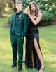 Dark Green Notched Lapel 2 Piece Men Suits Prom Tuxedo