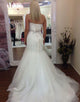 Mermaid Sweetheart White Rhinestones Tulle Bridal Dress