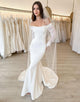 Mermaid Lace Long Sleeves Wedding Dress