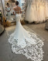 Mermaid Ivory Off The Shoulder Wedding Dress With Appliques