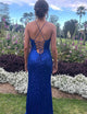 Royal Blue A-Line Sweetheart Long Prom Dress