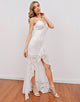 White Lace Beach Wedding Dress