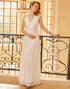 White Lace Mother Of The Bride Dress