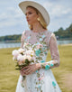 Delicate Tulle Long Sleeve Wedding Dress 2025 with Lace Applique