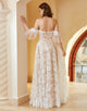 Gorgeous A Line Off the Shoulder White Lace Wedding Dress